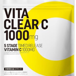 aequalis ビタクリアC 高濃度 ビタミンC サプリメント 1,000mg配合 リポソームビタミンC 国内製造 90粒入