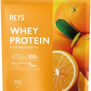 REYS レイズ ホエイ プロテイン 山澤 礼明 監修 1kg 国内製造 ビタミン7種配合 WPCプロテイン ぷろていん ホエイプロテイン (オレンジ風味)