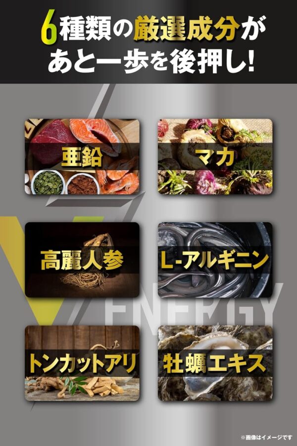 REYS レイズ  V ENERGY  Vエナジー 山澤礼明 監修 マルチビタミン タブレット 亜鉛 マカ 高麗人参 アルギニン トンカットアリ 牡蠣エキス ビタミン13種配合 栄養機能食品 国産 - 画像 (5)