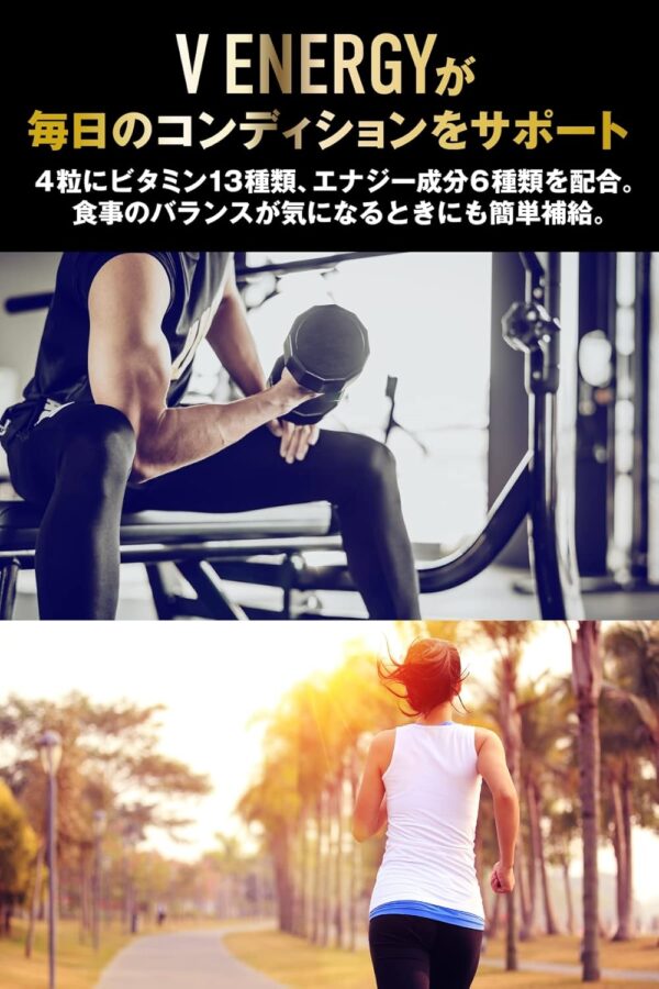REYS レイズ  V ENERGY  Vエナジー 山澤礼明 監修 マルチビタミン タブレット 亜鉛 マカ 高麗人参 アルギニン トンカットアリ 牡蠣エキス ビタミン13種配合 栄養機能食品 国産 - 画像 (7)
