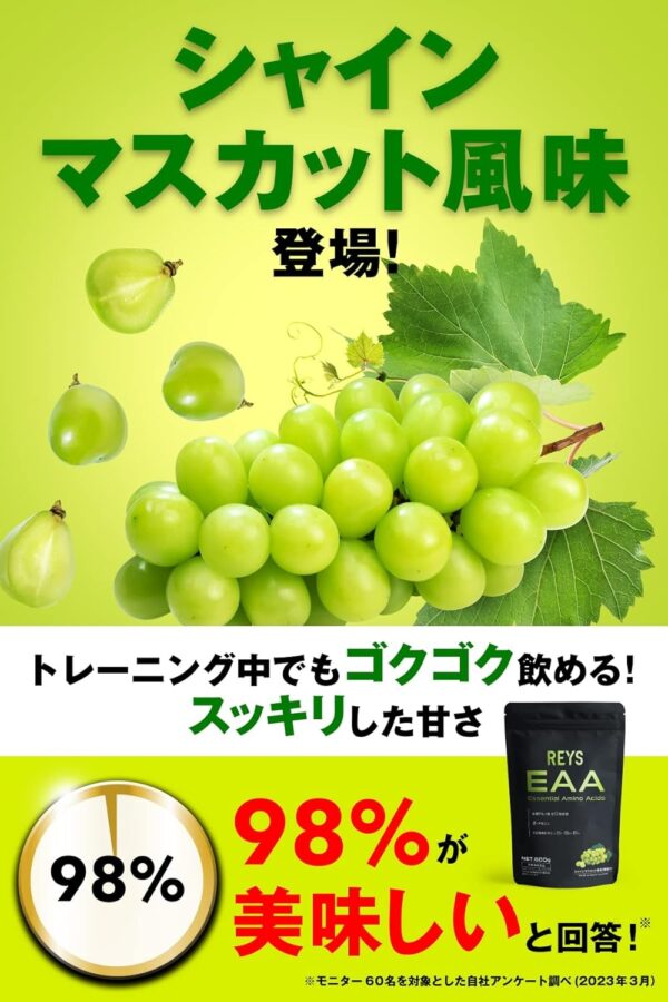 REYS レイズ EAA 山澤礼明 監修 必須アミノ酸 9種配合 600g 栄養機能食品 ベータアラニン 1日分のビタミンB群3種配合 国産 (ラズベリーカシス風味) - 画像 (19)