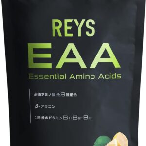 REYS レイズ EAA 山澤礼明 監修 必須アミノ酸 9種配合 600g 栄養機能食品 粉末 ベータアラニン 1日分のビタミンB群3種配合 国産 (レモンライム風味)