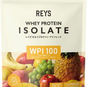 REYS レイズ WPI ホエイ プロテイン アイソレート 山澤 礼明 監修 1kg 国内製造 ビタミン7種配合 (フルーツオレ風味)