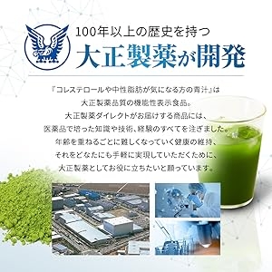 コレステロールや中性脂肪が気になる方の青汁