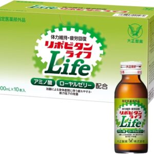 通販限定品 指定医薬部外品 リポビタンライフ 〔タウリン 必須アミノ酸 BCAA ビタミンB 疲労回復〕 100ｍL×10本