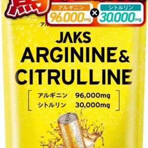 大容量300gJAKS ジャックス アルギニン シトルリン エナジードリンク風味 300g L-アルギニン96,000mg L-シトルリン30,000mg パウダー 亜鉛 国内製造 おいしい