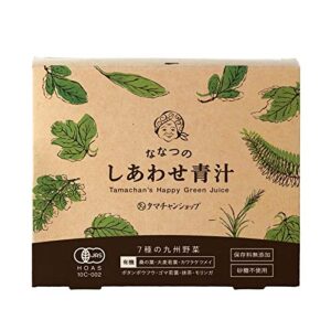 タマチャンショップ ななつのしあわせ青汁 (有機JAS認定)１箱（３g×30包）
