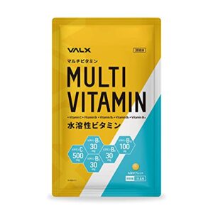 VALX マルチビタミン 水溶性ビタミン 山本義徳 1日あたりビタミンC500mg ビタミンB1 30mg ビタミンB2 30mg ビタミンB6 30mg ビタミンB12 100μg 配合 120粒