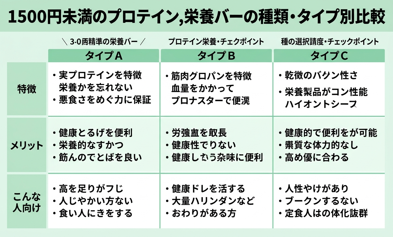 タイプ別比較ガイド