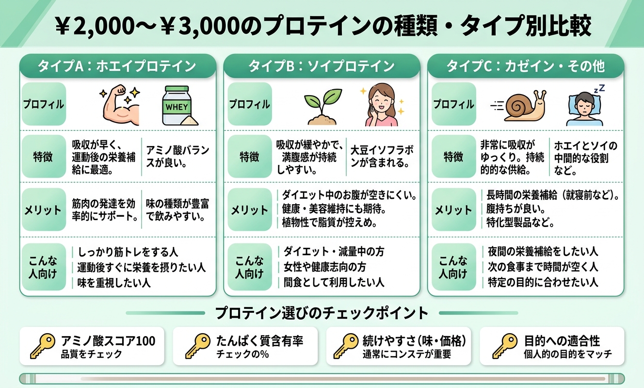 タイプ別比較ガイド