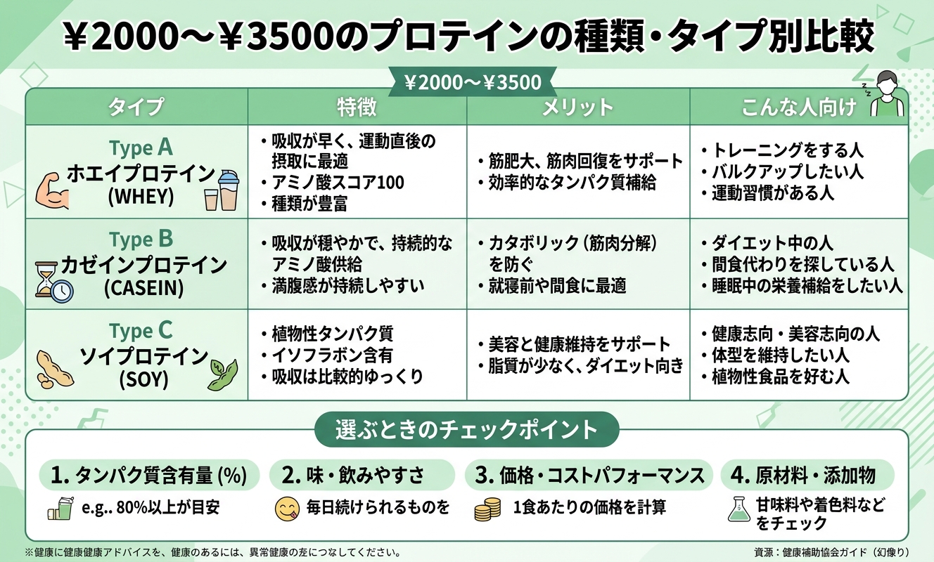 タイプ別比較ガイド