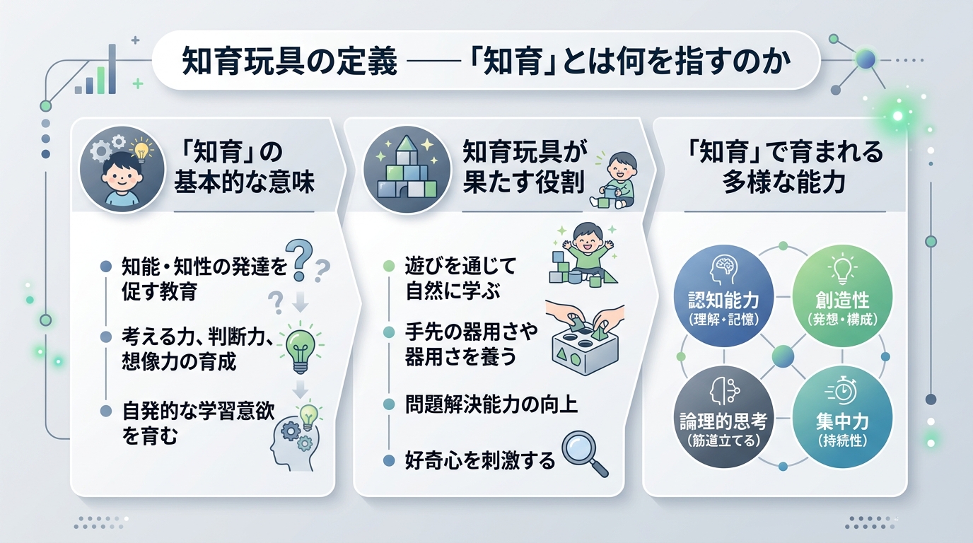 知育玩具の定義——「知育」とは何を指すのか