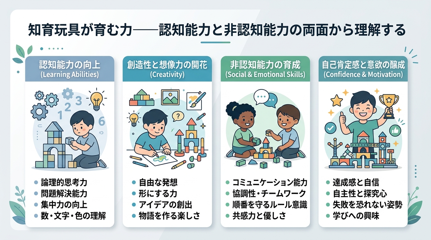 知育玩具が育む力——認知能力と非認知能力の両面から理解する