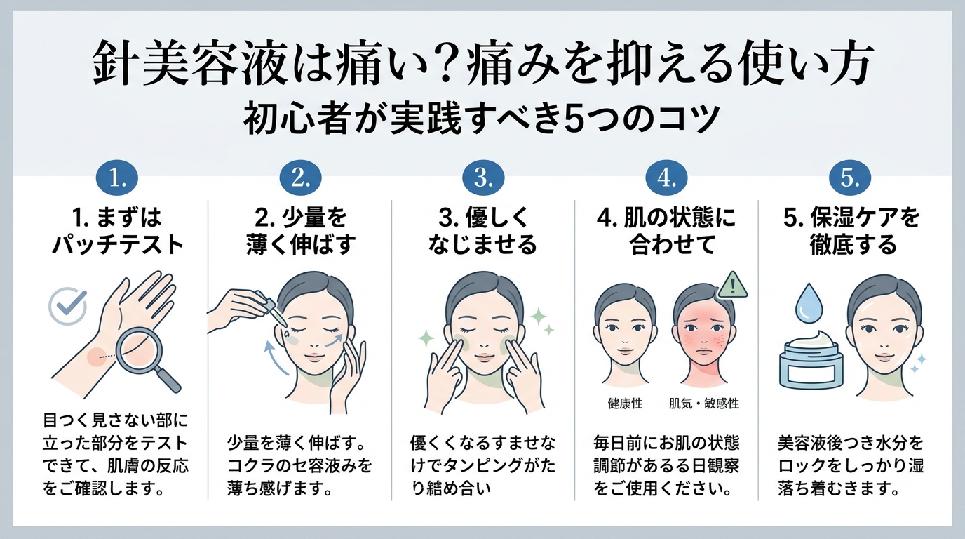 痛みを抑える使い方——初心者が実践すべき5つのコツ