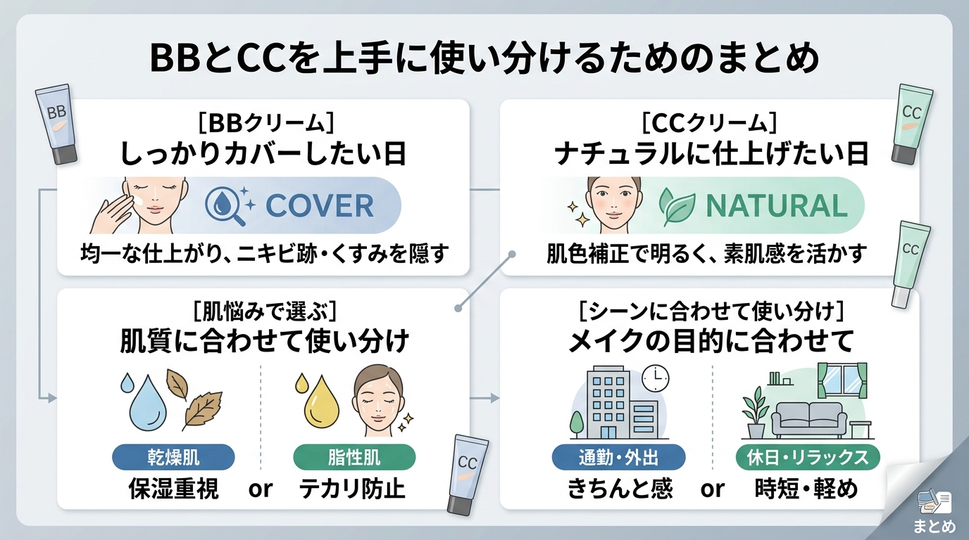 BBとCCを上手に使い分けるためのまとめ