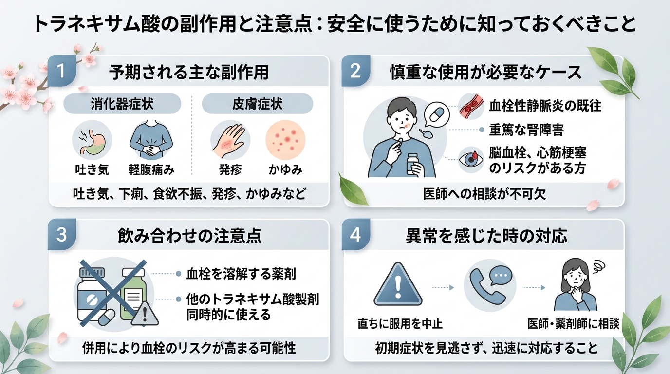 副作用と注意点:安全に使うために知っておくべきこと