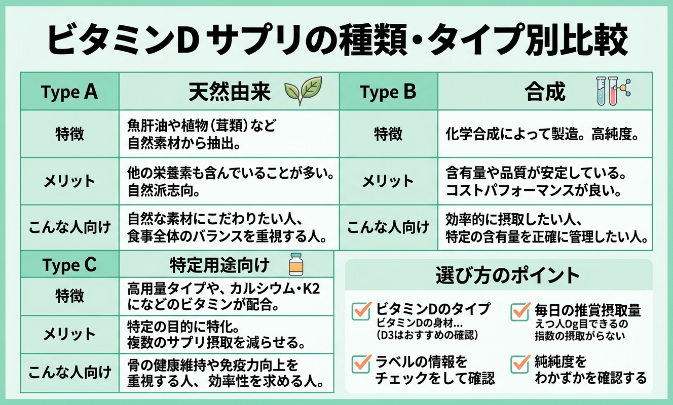 タイプ別比較ガイド