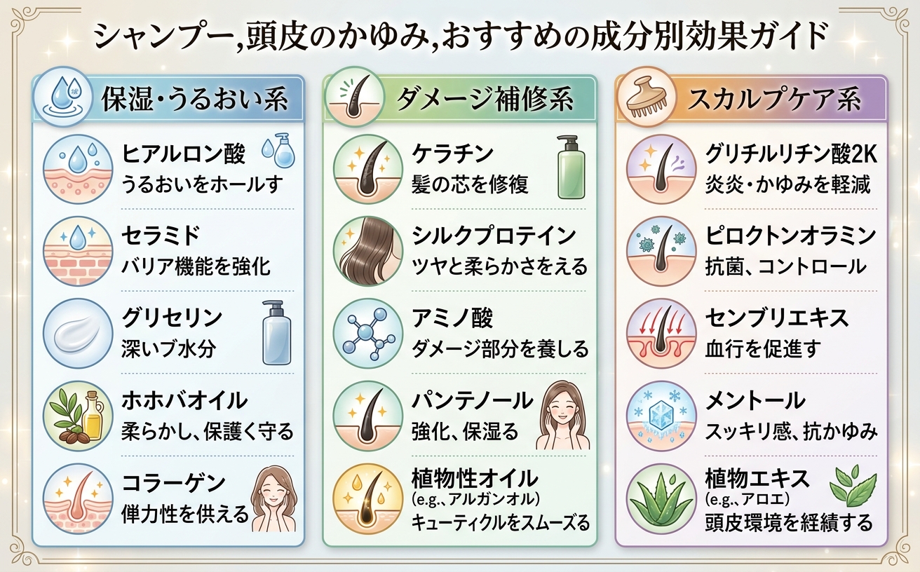 成分別効果ガイド