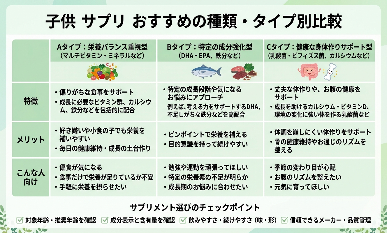 タイプ別比較ガイド