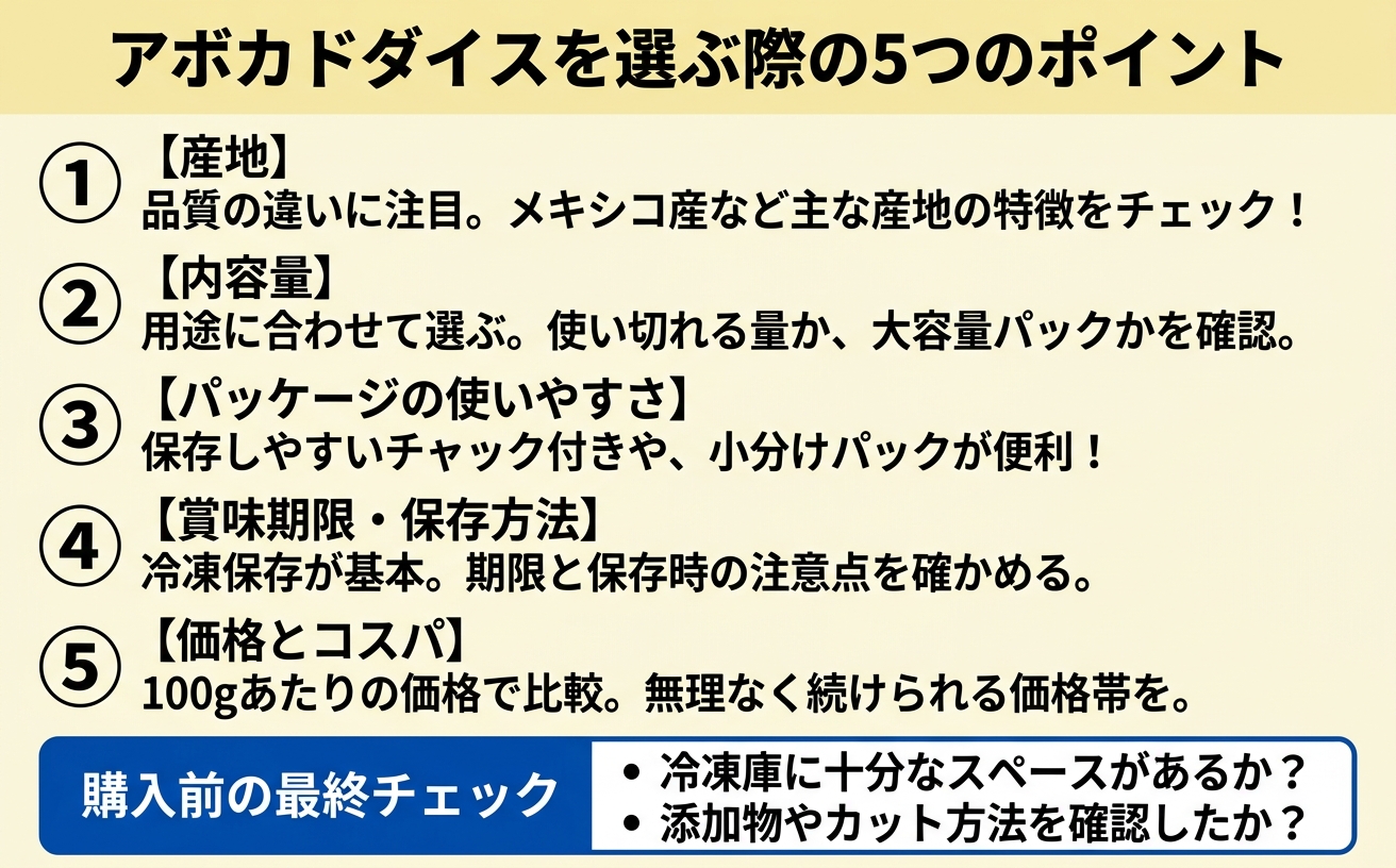 選び方チェックリスト