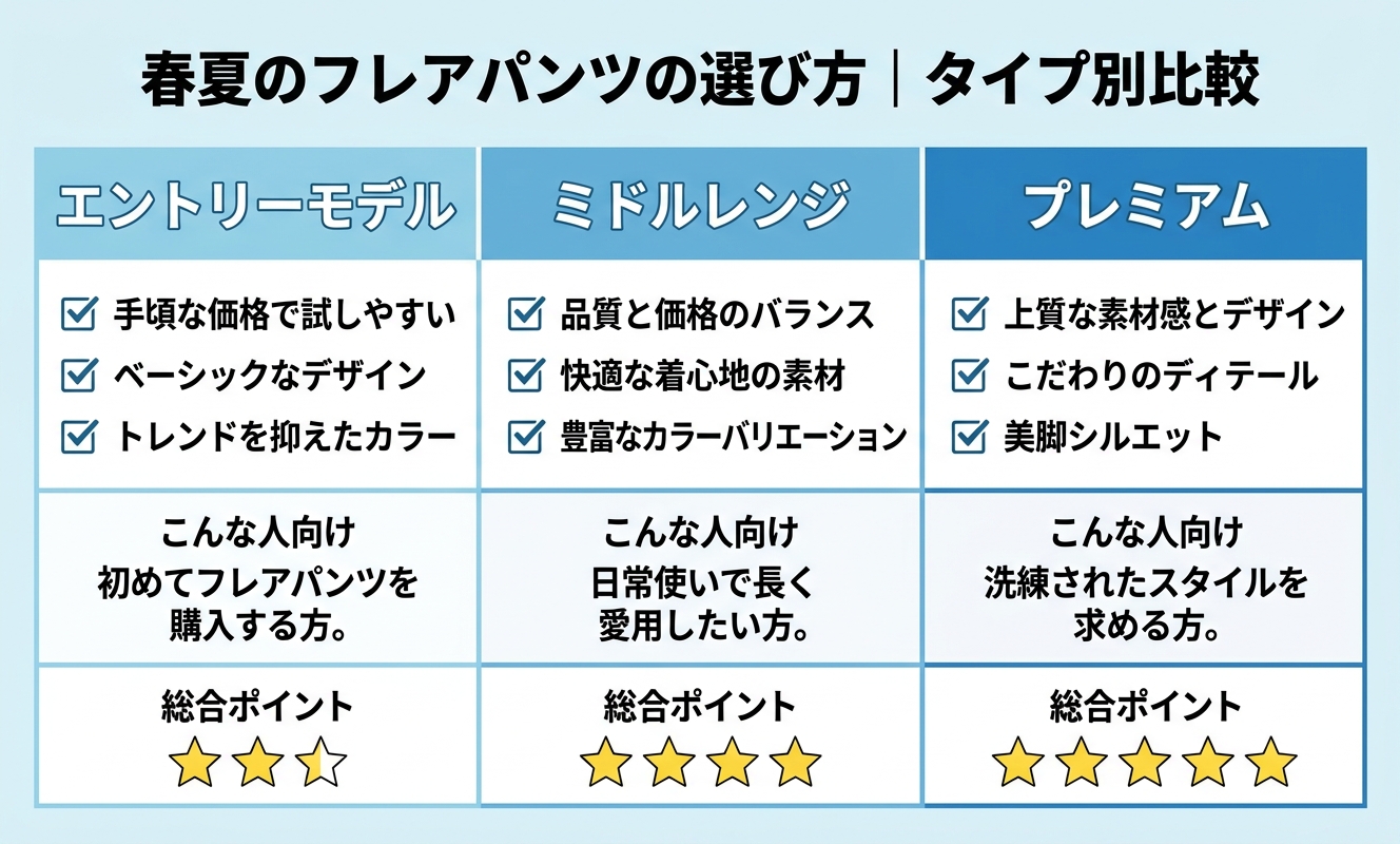 タイプ別比較・選び方ガイド