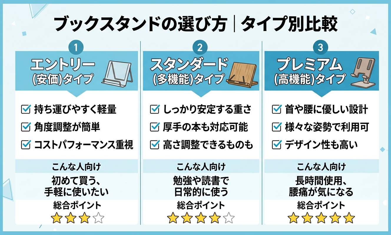 タイプ別比較・選び方ガイド