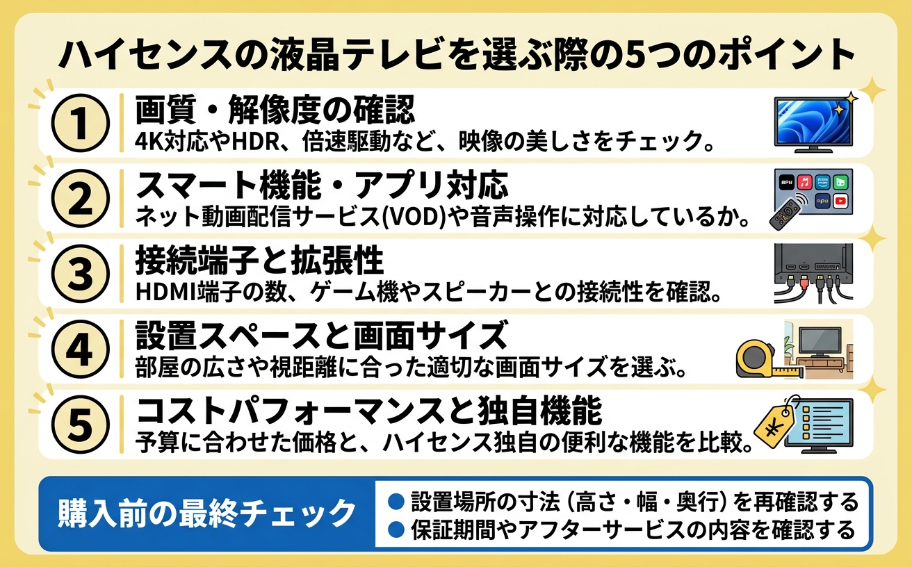 選び方チェックリスト