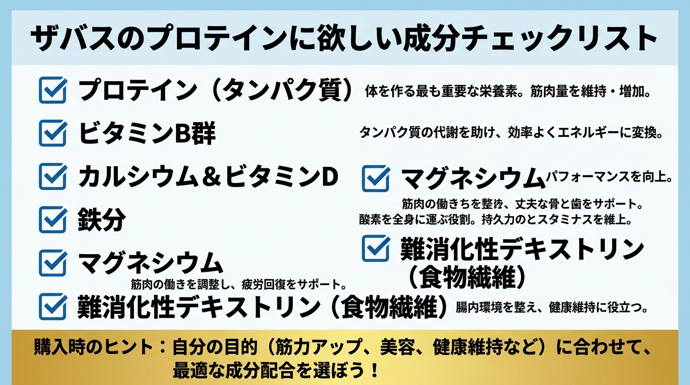 配合成分チェックリスト