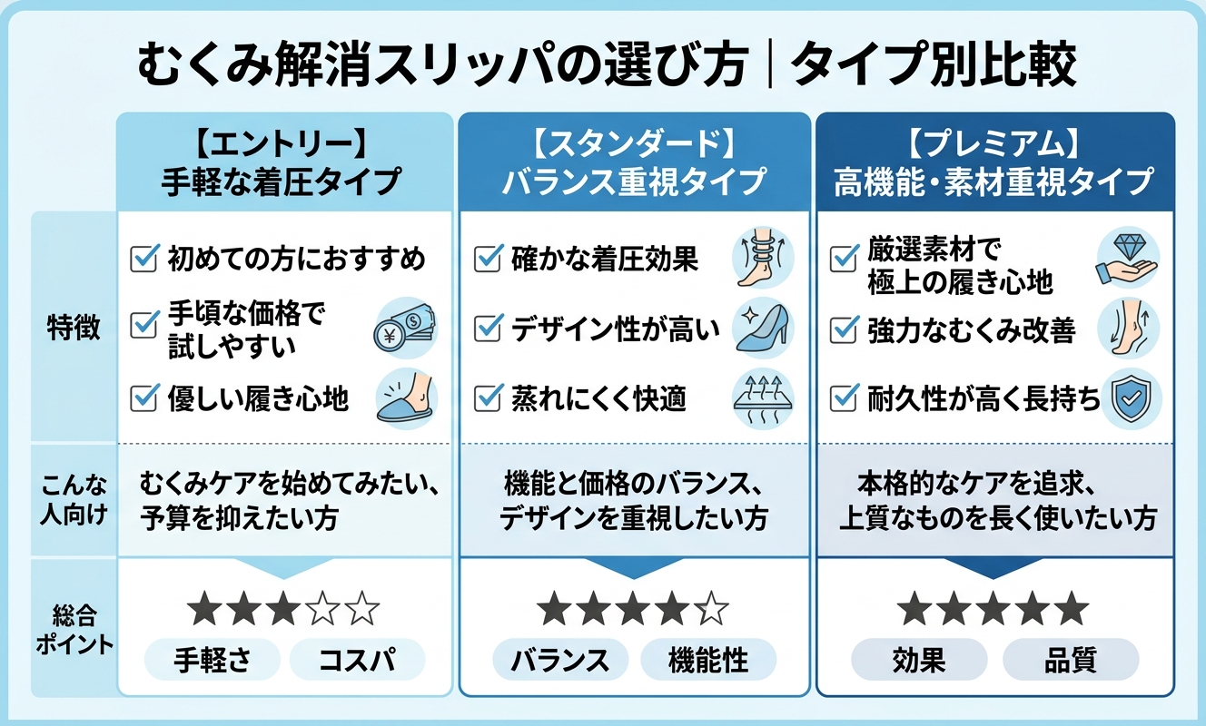 タイプ別比較・選び方ガイド
