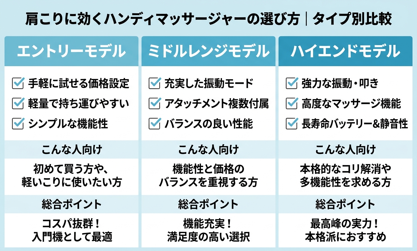 タイプ別比較・選び方ガイド