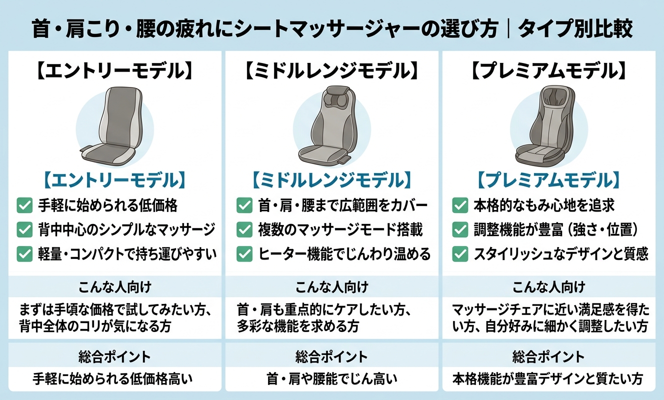 タイプ別比較・選び方ガイド