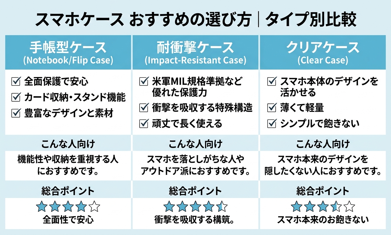 タイプ別比較・選び方ガイド