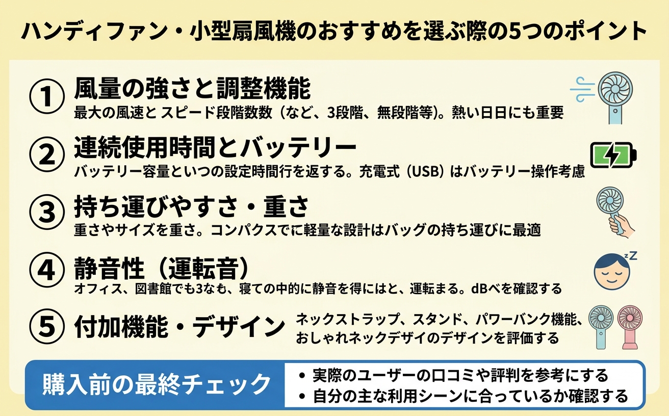 選び方チェックリスト