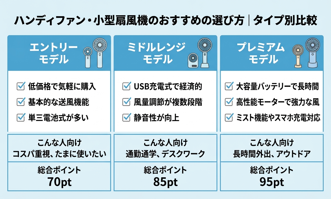 タイプ別比較・選び方ガイド