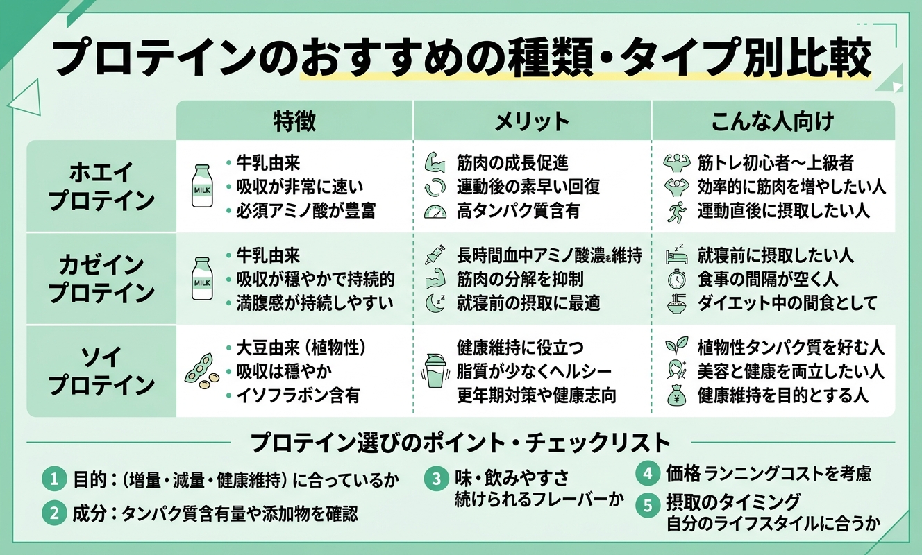 タイプ別比較ガイド
