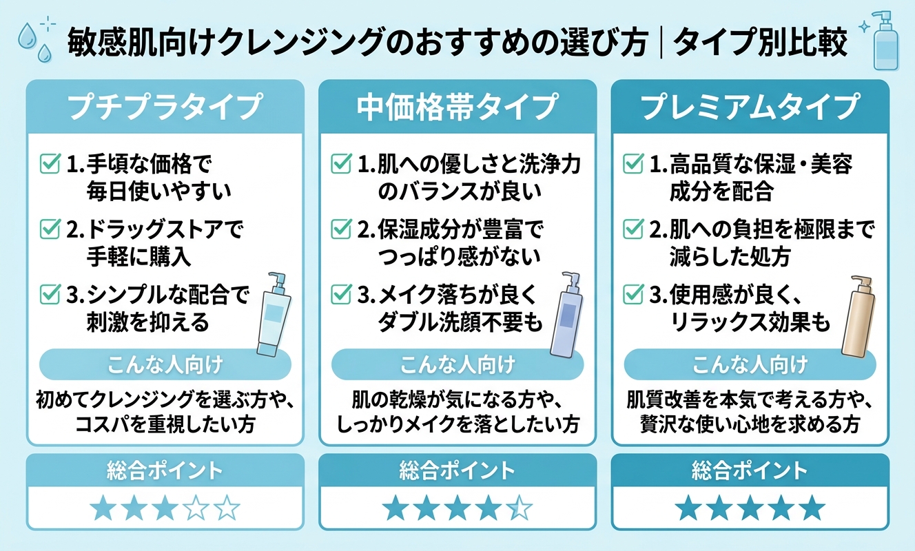 タイプ別比較・選び方ガイド