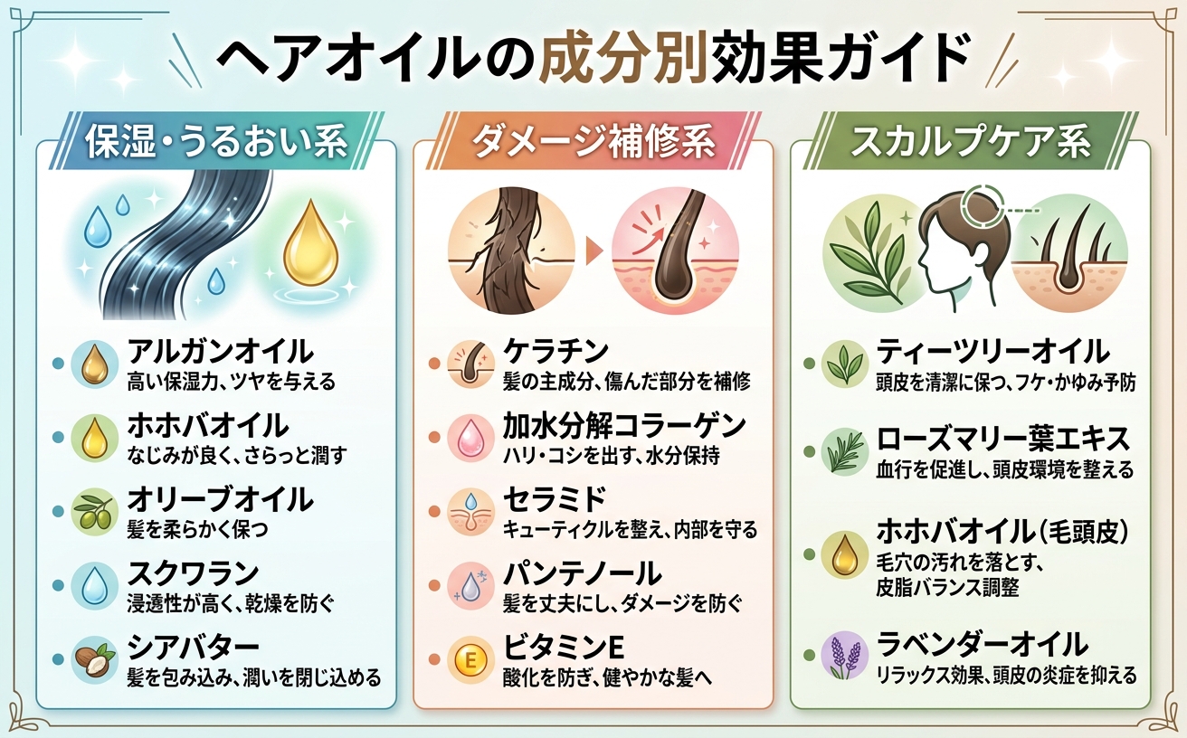 成分別効果ガイド