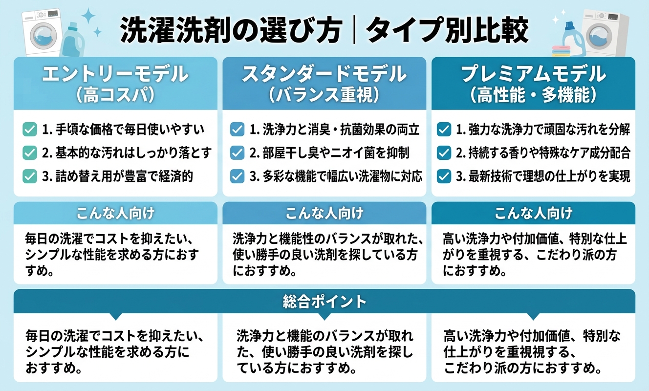 タイプ別比較・選び方ガイド