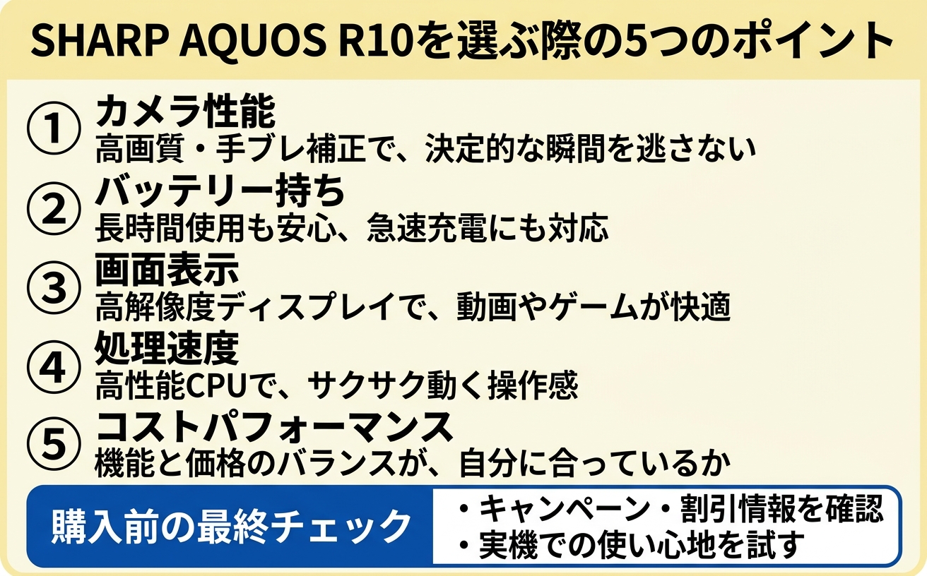 選び方チェックリスト