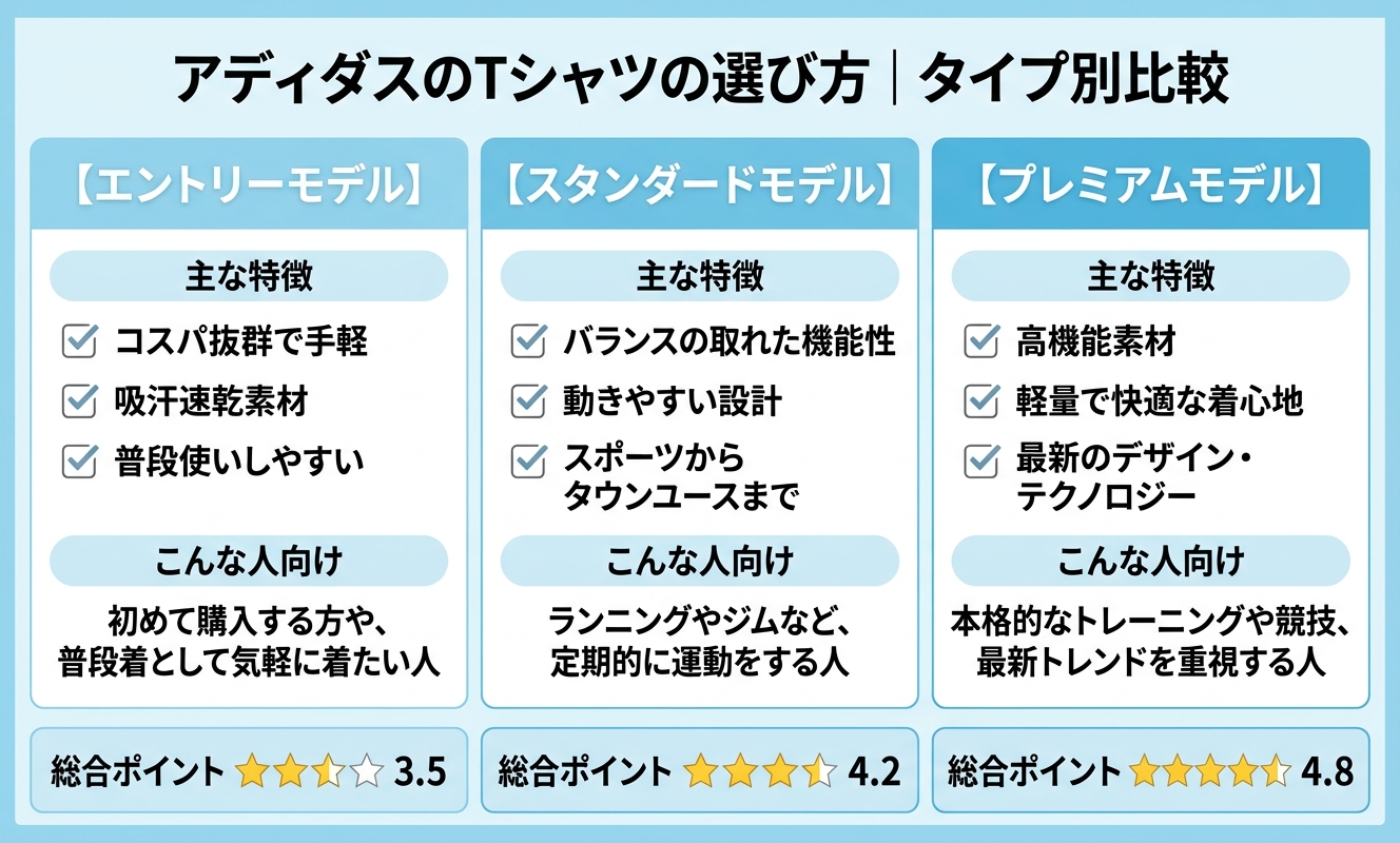 タイプ別比較・選び方ガイド