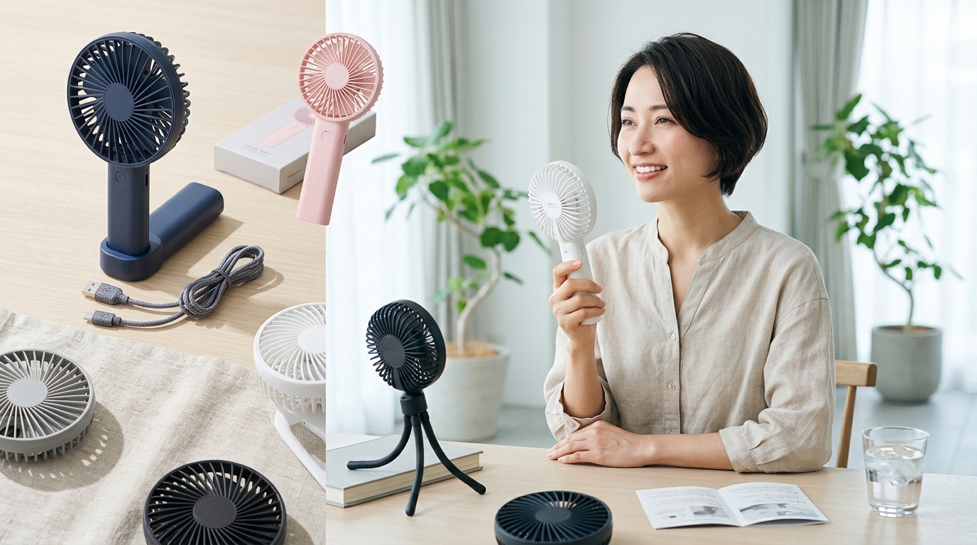 ハンディファンの正しい使い方と間違った使い方｜熱中症・事故を防ぐ安全な活用術
