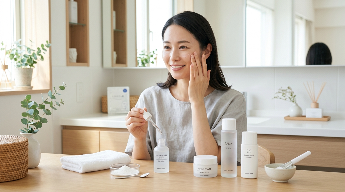トラネキサム酸とは？美白・肝斑への効果・副作用・内服と外用の違いをわかりやすく解説