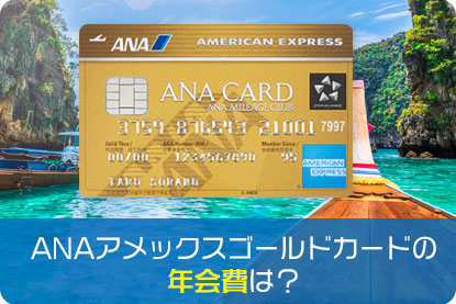 ANAアメックスゴールドカードの年会費は？