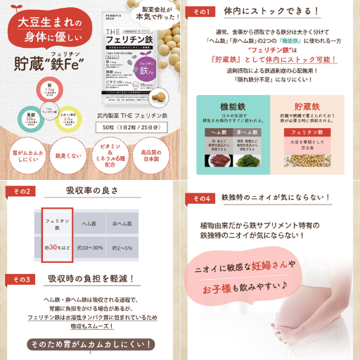 武内製薬 THE フェリチン鉄 - ベストアイテム 武内製薬 THE フェリチン鉄