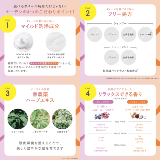 NOIN Yarden ヤーデンダメージケアシャンプー - ベストアイテム NOIN Yarden ヤーデンダメージケアシャンプー