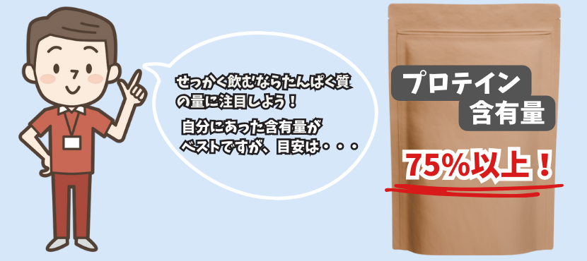 たんぱく質の含有率75%以上のものを選ぶ - ベストアイテム たんぱく質の含有率75以上のものを選ぶ