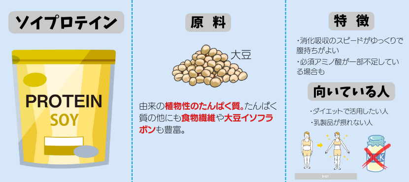 ソイプロテインの特徴 - ベストアイテム ソイプロテインの特徴